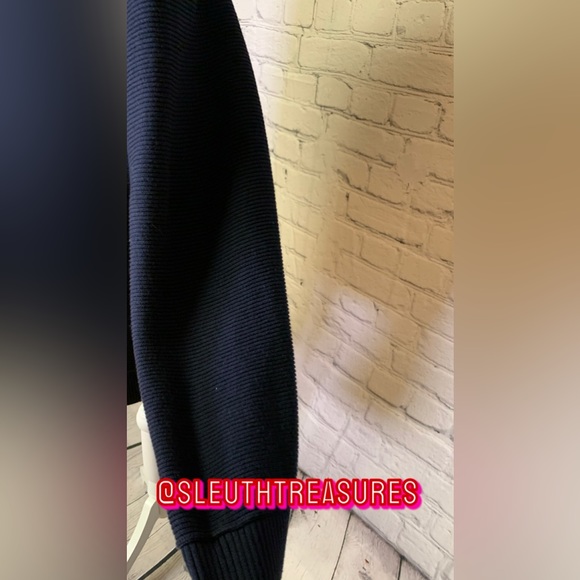 Women’s Tommy Hilfiger Open Cardigan Sweater Navy Blue Cozy Warm Size XXL - Picture 2 of 5